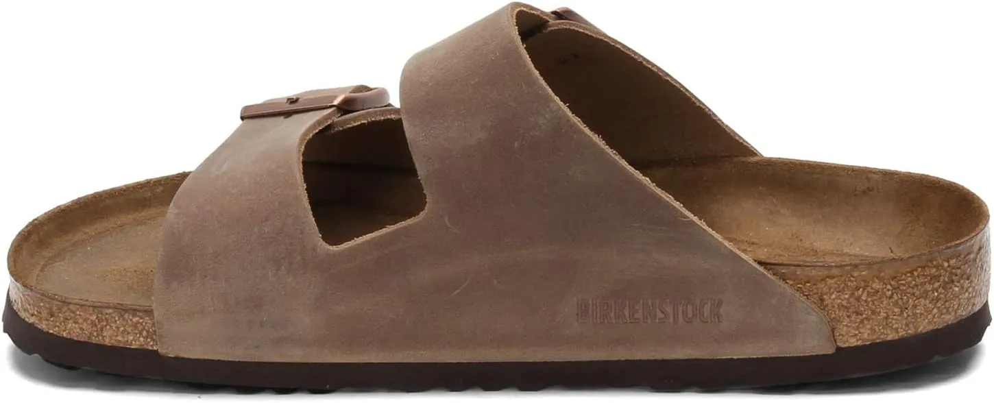 Birkenstock Unisex-Adult Soft Footbed Arizona SFB Iron Oil Lt