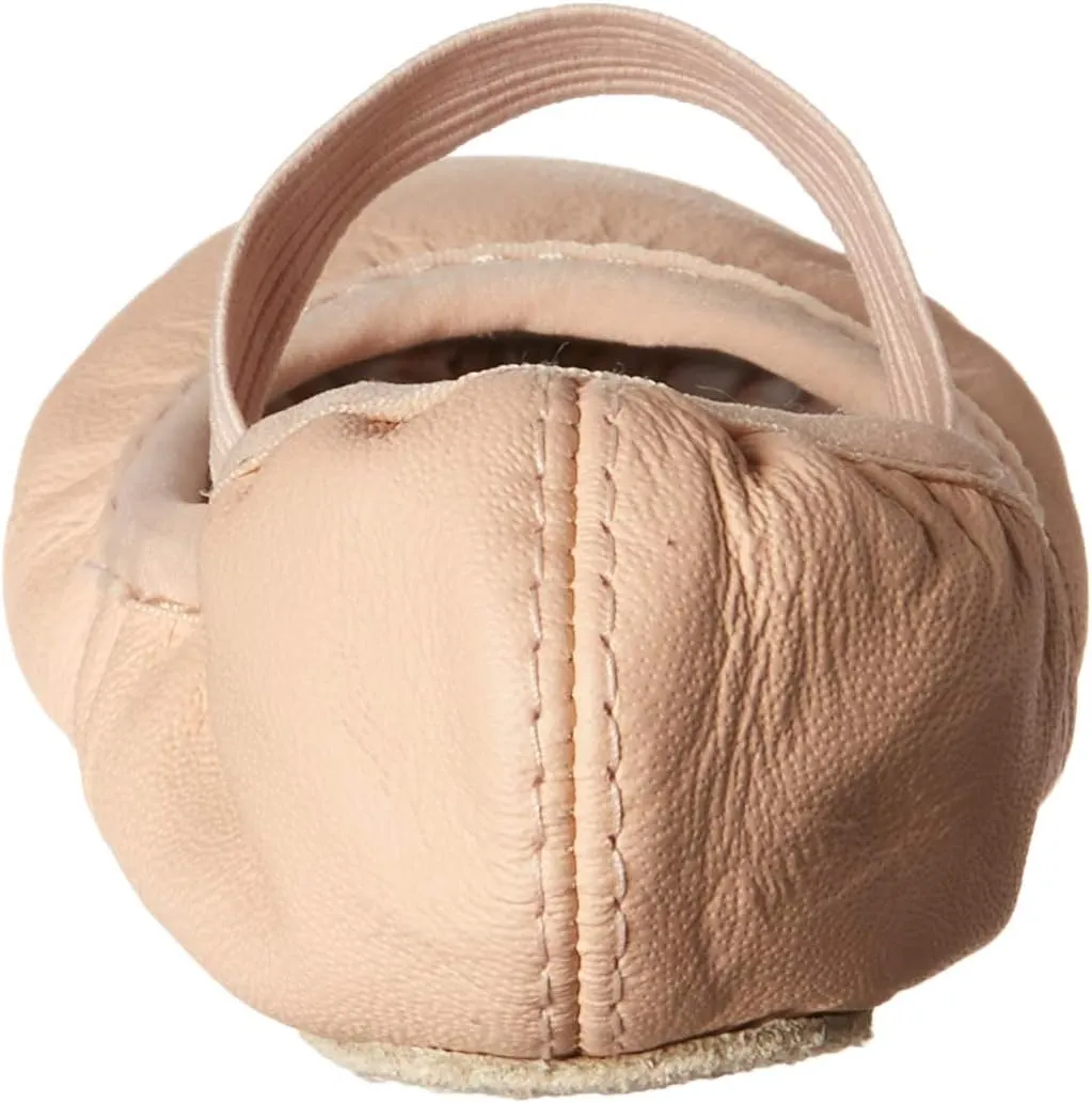 Bloch Bloch Belle Child Ballet Shoes, Toddler Girls Dance Shoes, High Durability, Soft Leather Upper, Flexible Suede Outsole, Pre-Sewn Elastic, Heart Printed Sock-Liner, Ballet Shoe