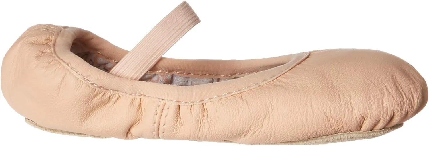 Bloch Bloch Belle Child Ballet Shoes, Toddler Girls Dance Shoes, High Durability, Soft Leather Upper, Flexible Suede Outsole, Pre-Sewn Elastic, Heart Printed Sock-Liner, Ballet Shoe