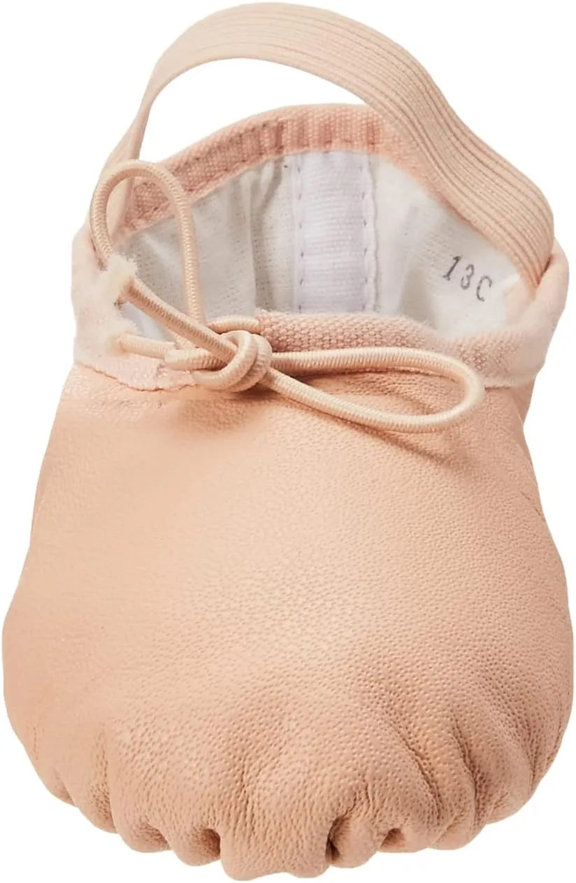 Bloch Unisex-Child Dansoft Full Sole Leather, Toddler, Cotton Lining, Dance Shoe
