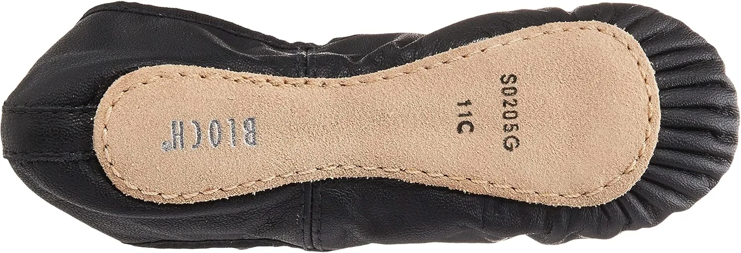 Bloch Unisex-Child Dansoft Full Sole Leather, Toddler, Cotton Lining, Dance Shoe
