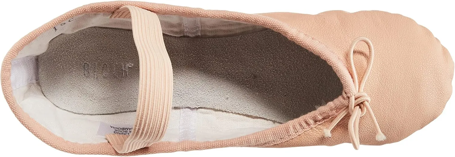 Bloch Unisex-Child Dansoft Full Sole Leather, Toddler, Cotton Lining, Dance Shoe