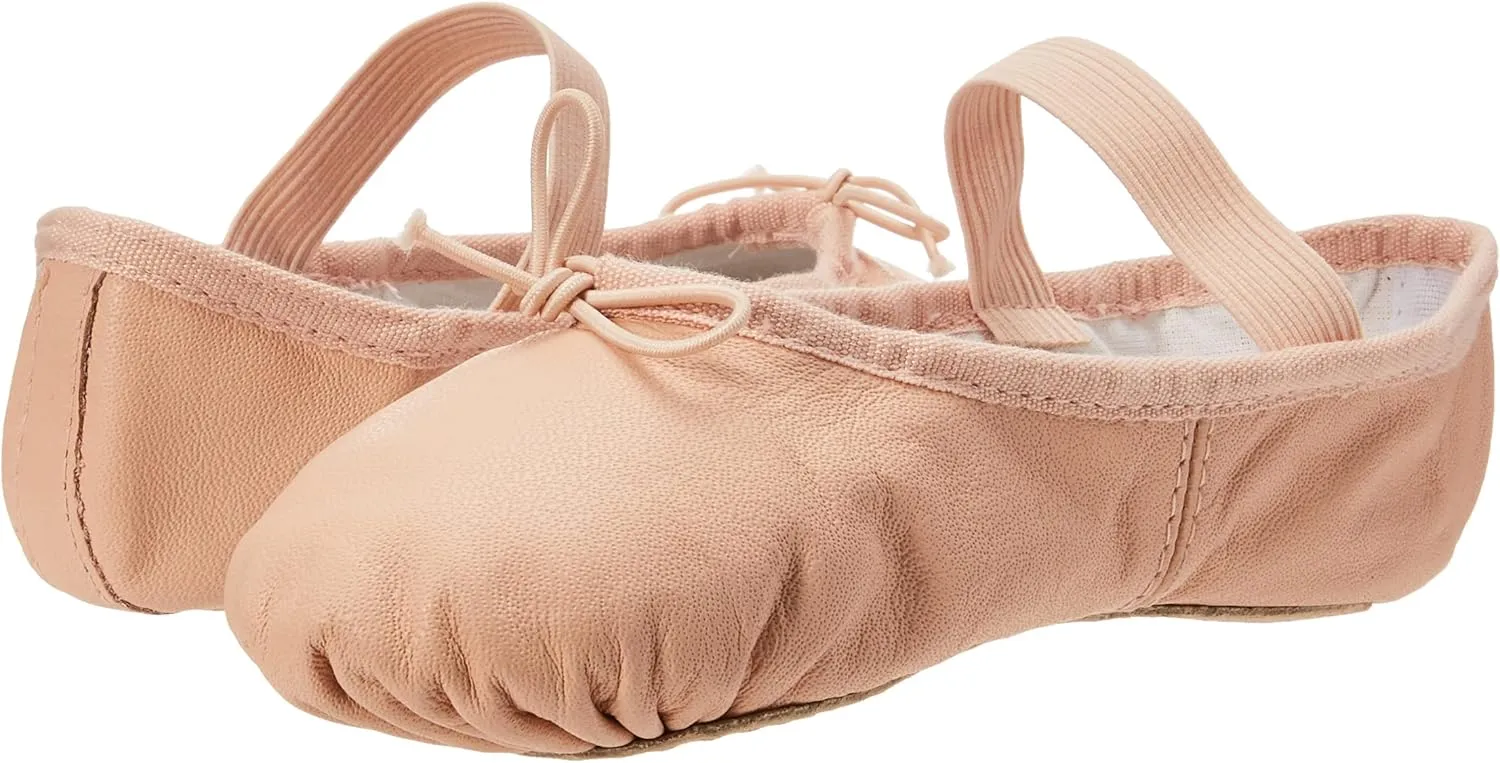 Bloch Unisex-Child Dansoft Full Sole Leather, Toddler, Cotton Lining, Dance Shoe