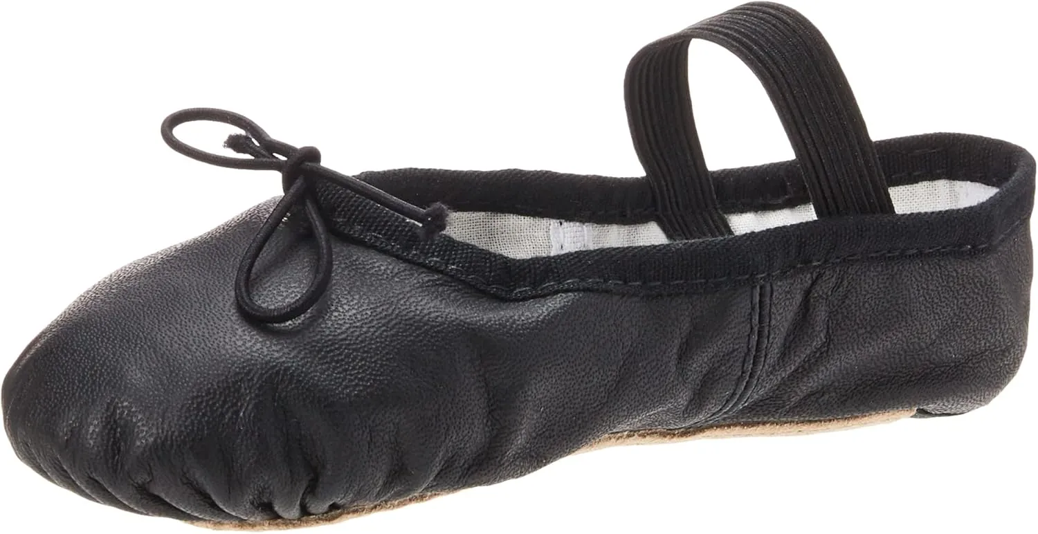 Bloch Unisex-Child Dansoft Full Sole Leather, Toddler, Cotton Lining, Dance Shoe