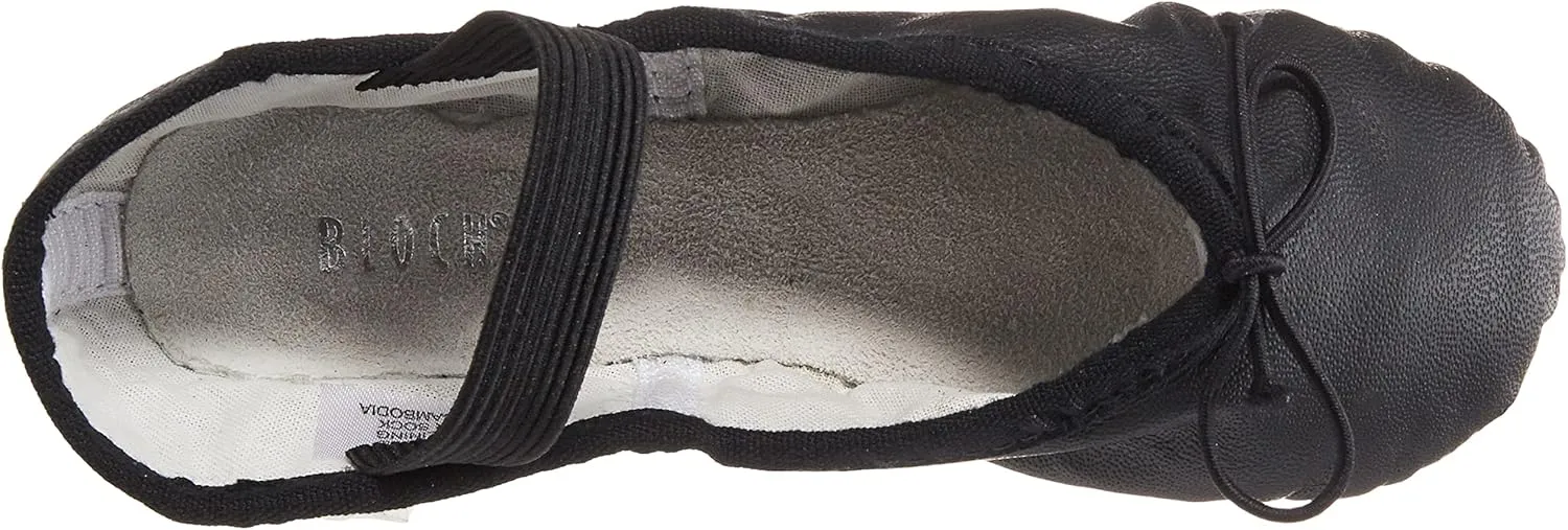 Bloch Unisex-Child Dansoft Full Sole Leather, Toddler, Cotton Lining, Dance Shoe