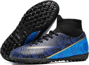 Boys Girls Indoor Turf Soccer Shoes Slip on Soccer Cleats
