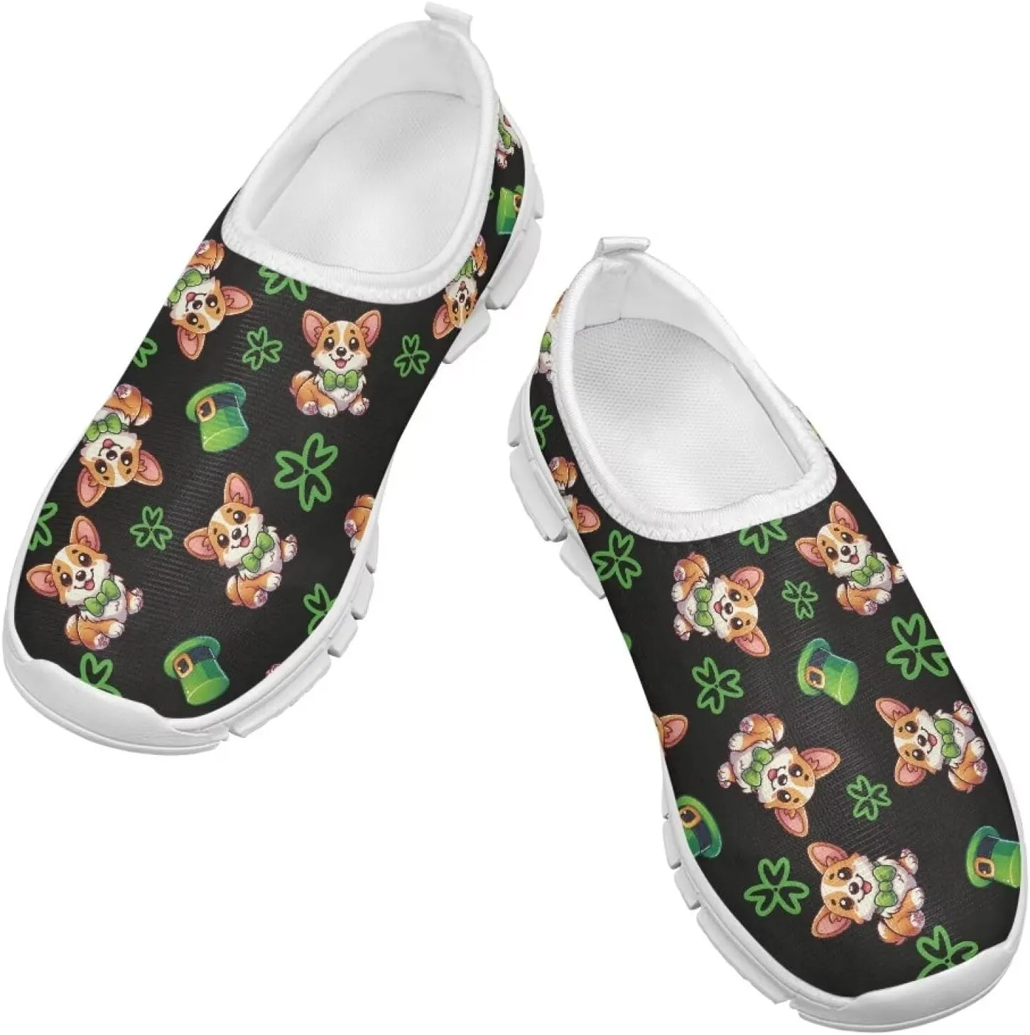 Boys Slip On Shoes Little Kids Tennis Shoes St. Patrick's Day Shoes