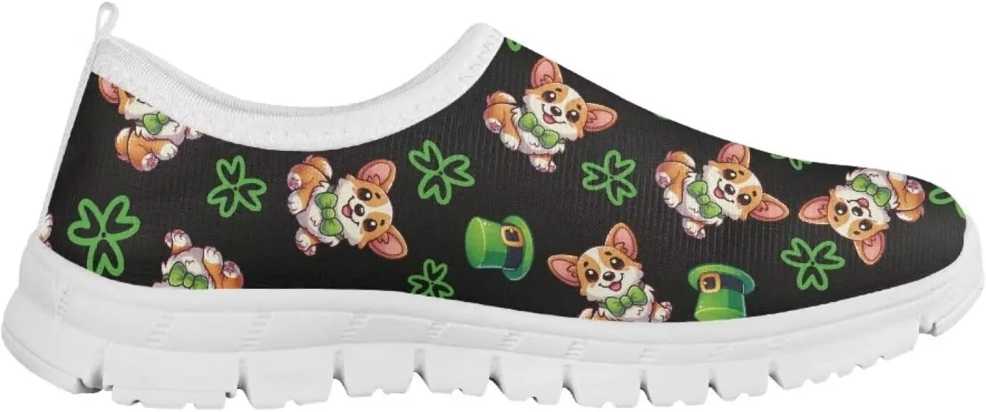 Boys Slip On Shoes Little Kids Tennis Shoes St. Patrick's Day Shoes