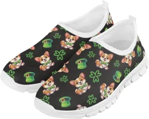 Boys Slip On Shoes Little Kids Tennis Shoes St. Patrick's Day Shoes
