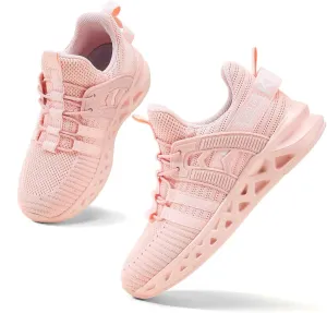Boys Tennis Shoes Girls Kids Slip on Sneakers Lightweight Running Shoes for Athletic Walking