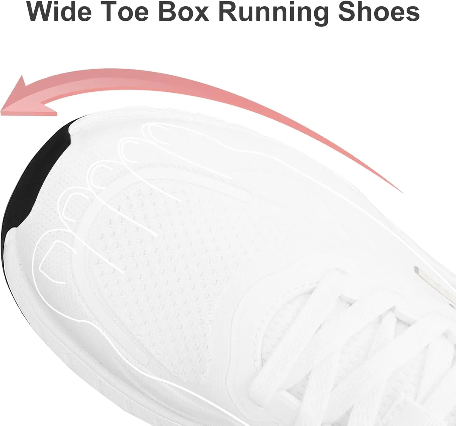 Breathable Running Shoes for Men Anti-Slip Mens Athletic Shoes Lightweight Mens Slip-On Walking Sneakers for Gym Jogging Sports and Workout