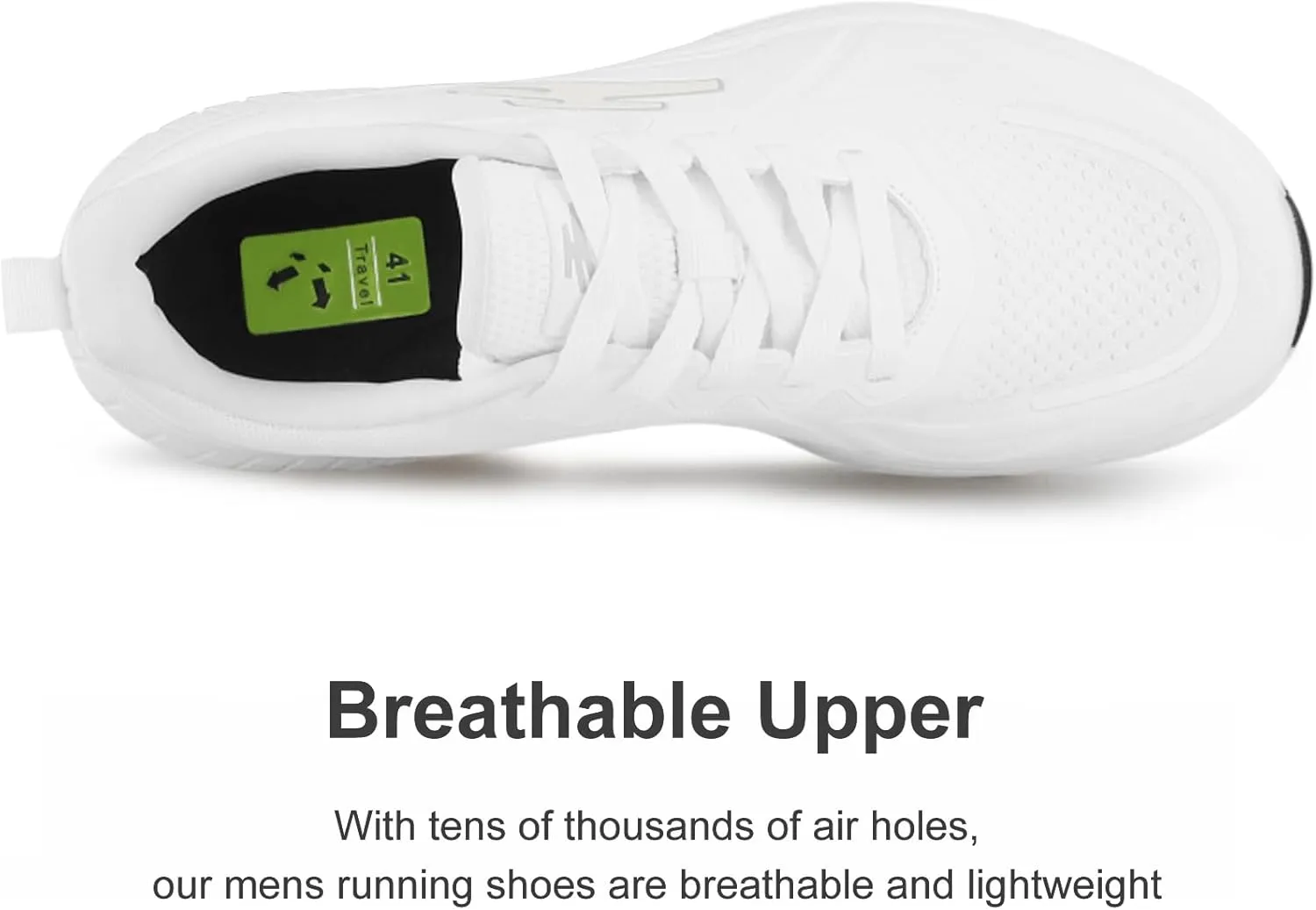 Breathable Running Shoes for Men Anti-Slip Mens Athletic Shoes Lightweight Mens Slip-On Walking Sneakers for Gym Jogging Sports and Workout