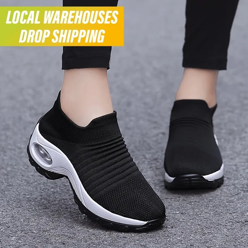 Breathable Slip-On Women’s Tennis Sneakers