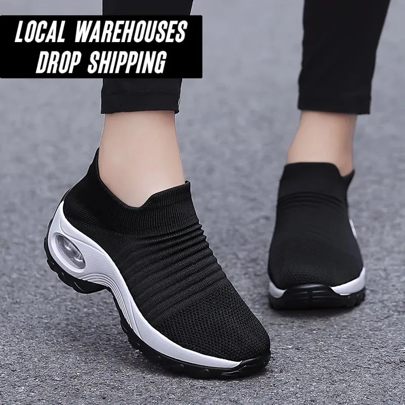 Breathable Slip-On Women’s Tennis Sneakers