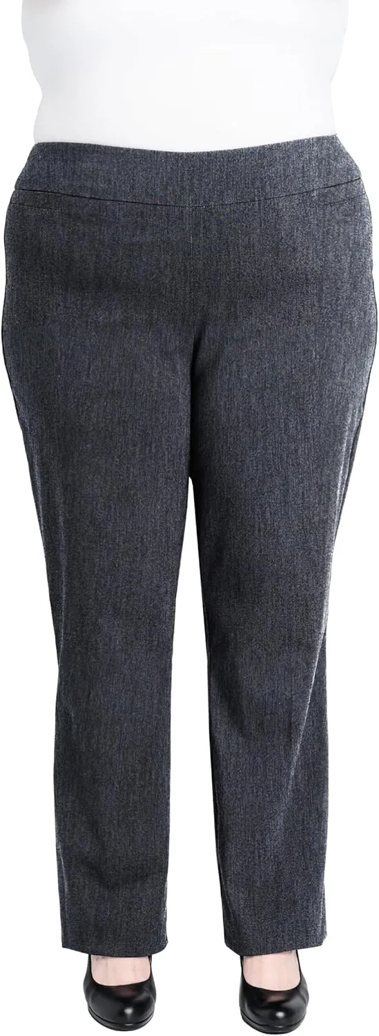 Briggs New York Women's Plus Size Super Stretch Millennium Barely Boot Pull on Pant