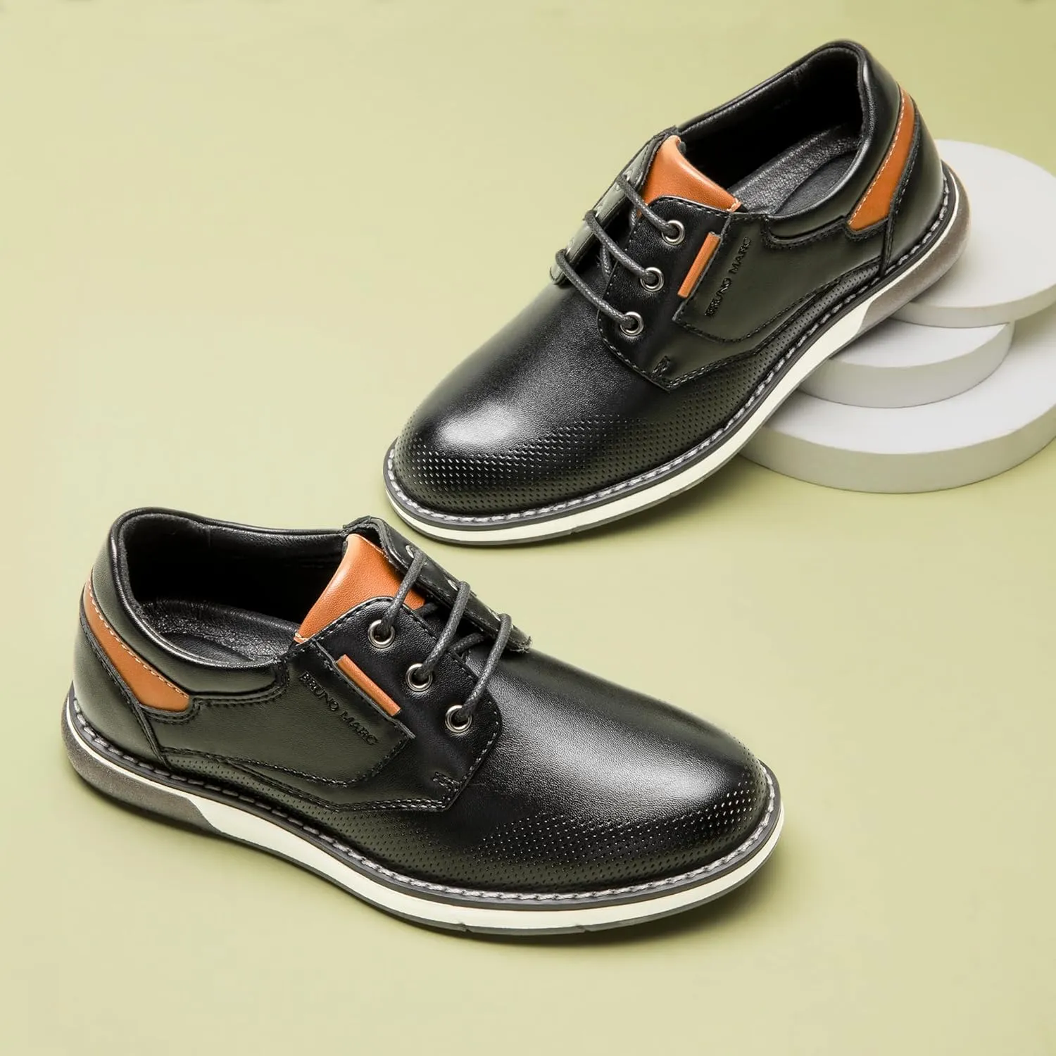 Bruno Marc Boy's Casual Dress Oxford Comfort Uniform Formal Fashion Sneaker Shoes