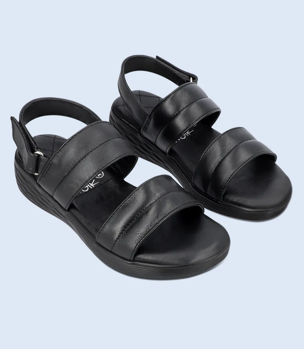 BW9492-BLACK-Women Sandal