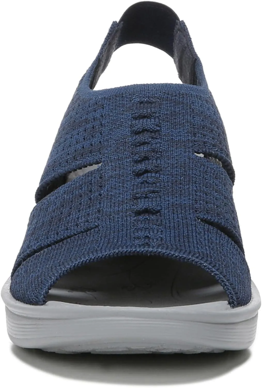 BZees Women's Double Up Slingback Wedge Sandal