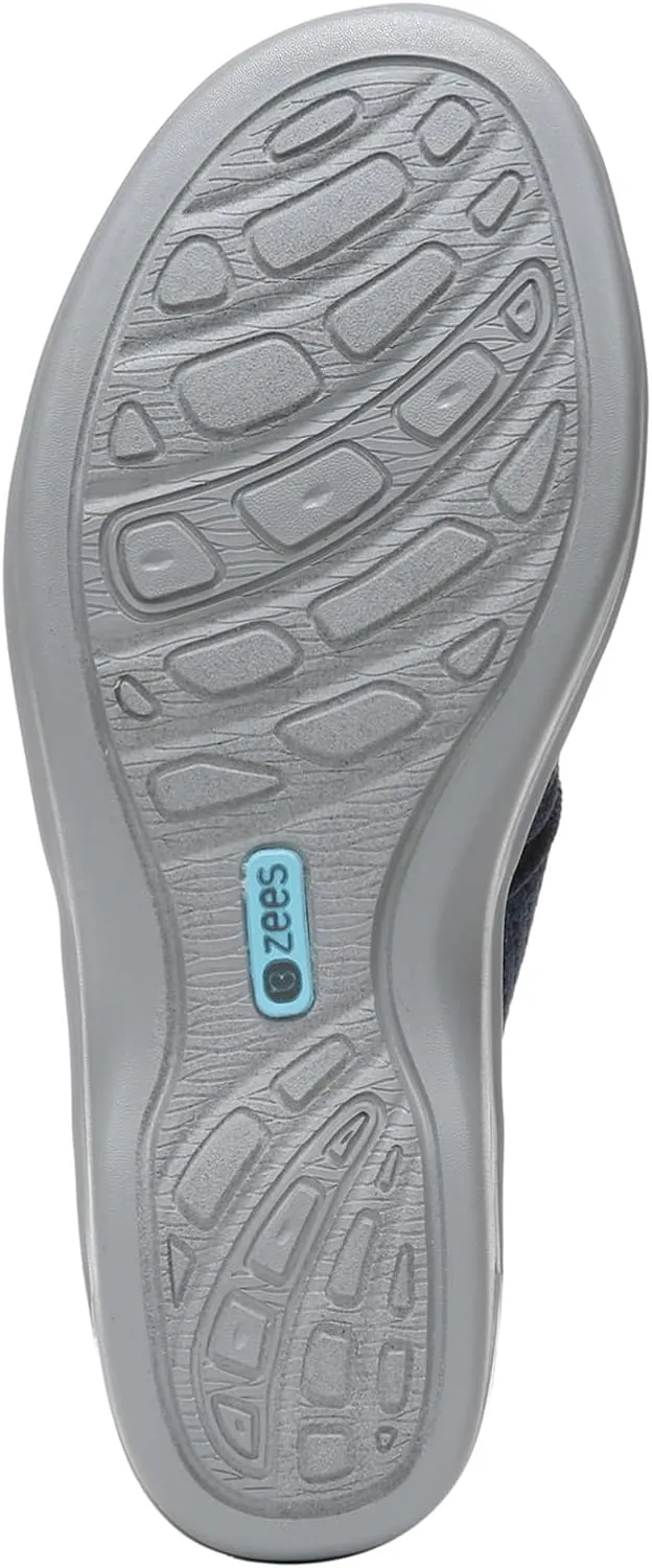 BZees Women's Double Up Slingback Wedge Sandal
