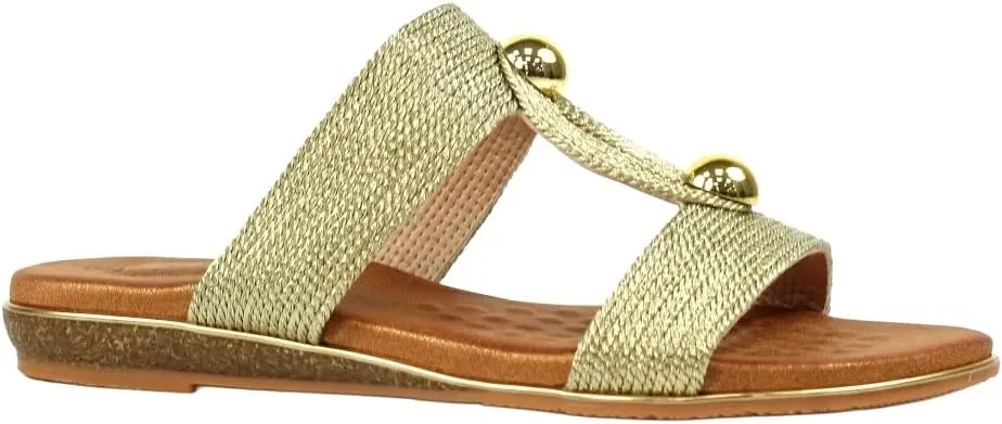 Callow II Women's Gold Sandals