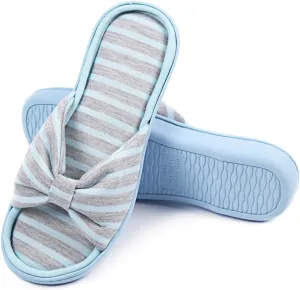 Caramella Bubble Womens Open Toe Summer Bedroom Slippers Memory Foam Sandal Home Ladies Comfy Slippers