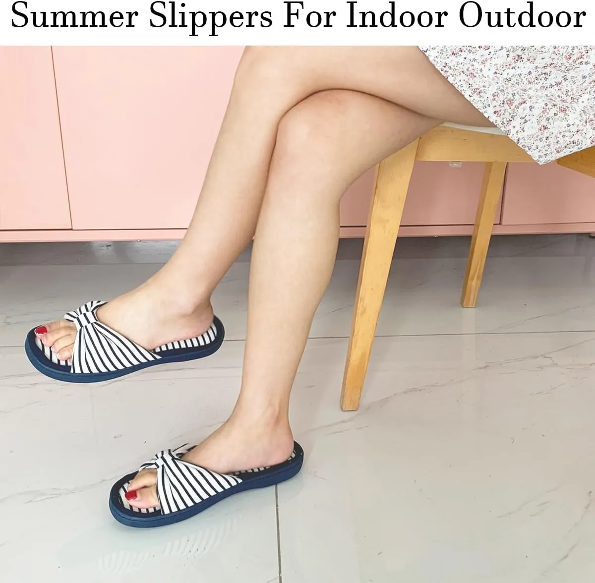 Caramella Bubble Womens Open Toe Summer Bedroom Slippers Memory Foam Sandal Home Ladies Comfy Slippers