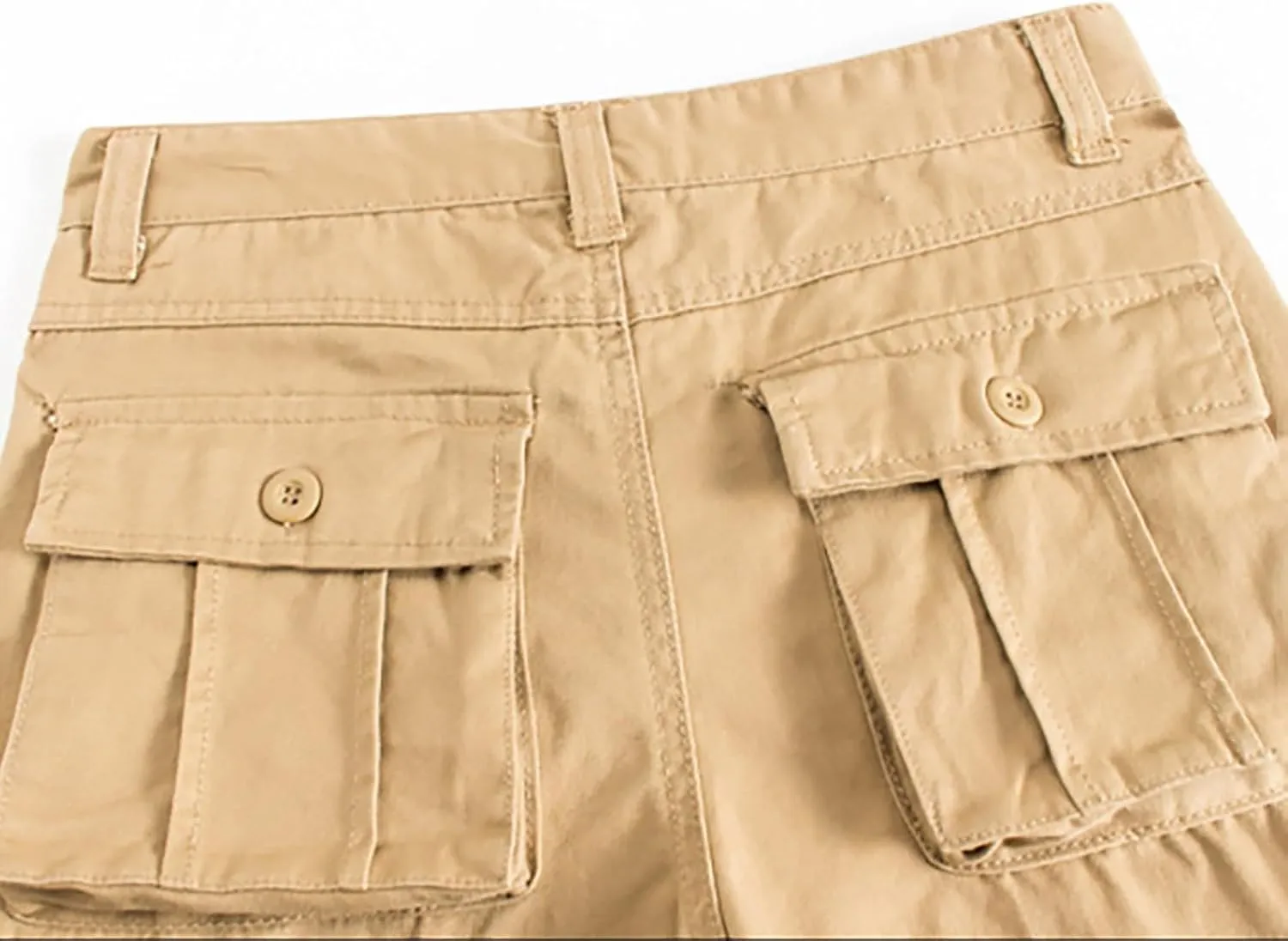 Cargo Pants for Men Outdoor Hiking Pants Plus Size Loose Fit Cargo Work Pants Tactical Workout Pants with 8 Pockets