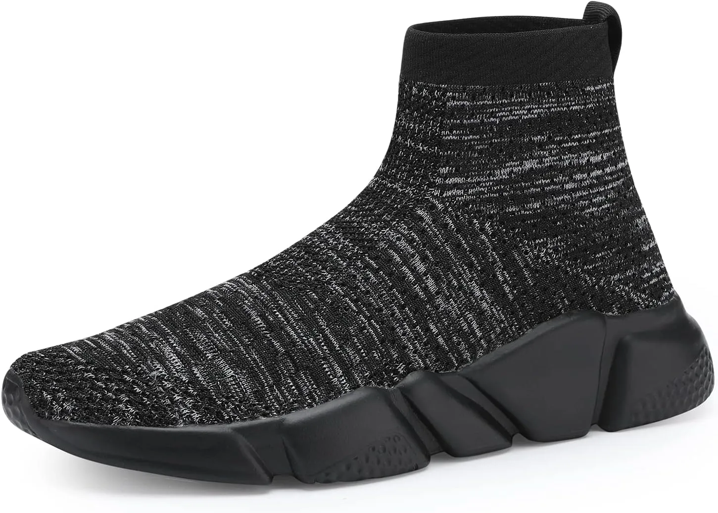 Casbeam Men's Running Knit Comfortable Lightweight Breathable Casual Sports Shoes Fashion Sneakers Slip-On Walking Shoes