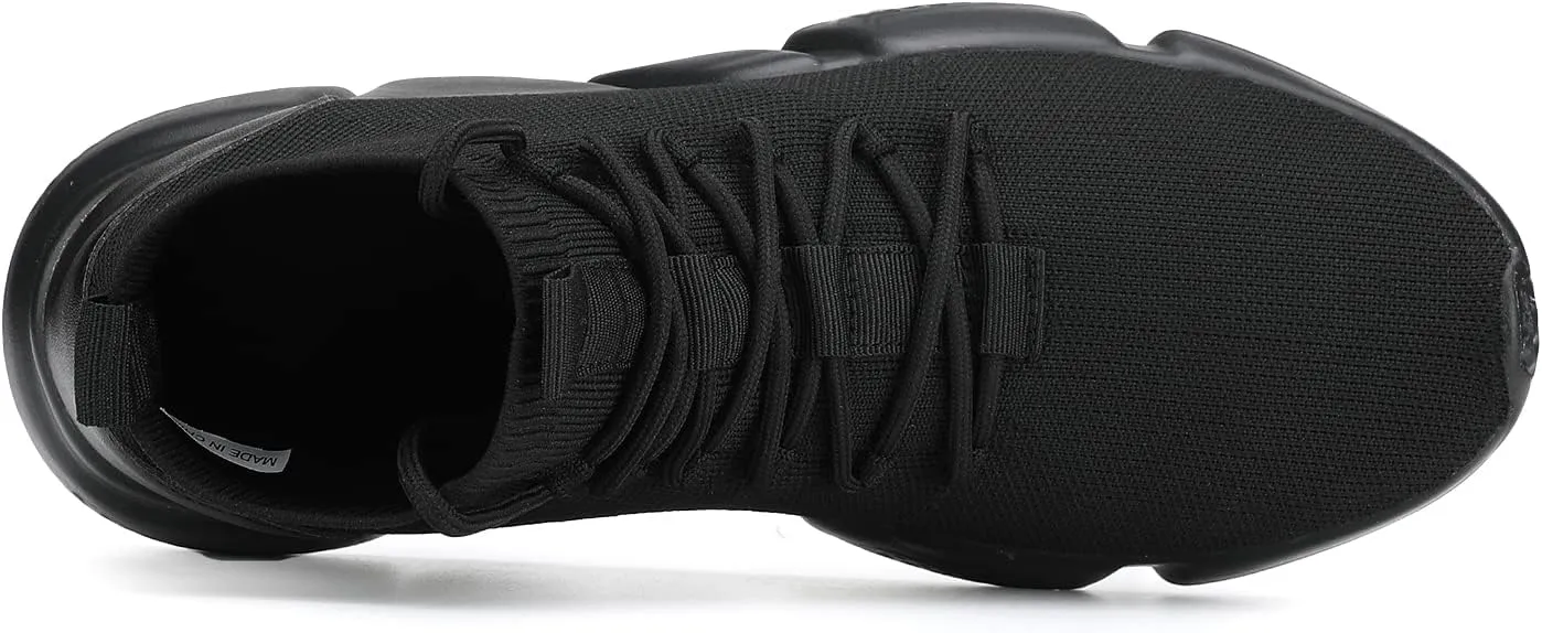 Casbeam Men's Running Knit Comfortable Lightweight Breathable Casual Sports Shoes Fashion Sneakers Slip-On Walking Shoes