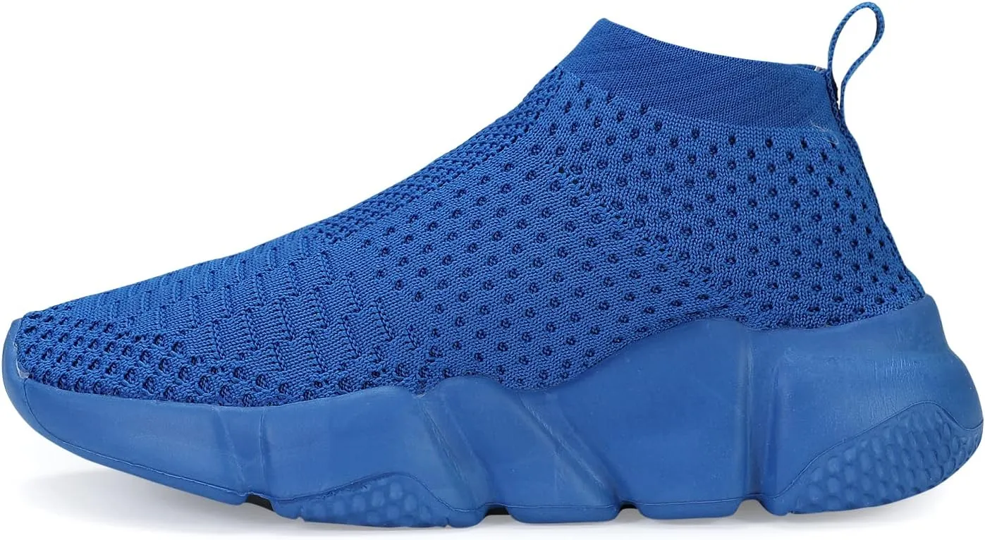 Casbeam Men's Running Knit Comfortable Lightweight Breathable Casual Sports Shoes Fashion Sneakers Slip-On Walking Shoes