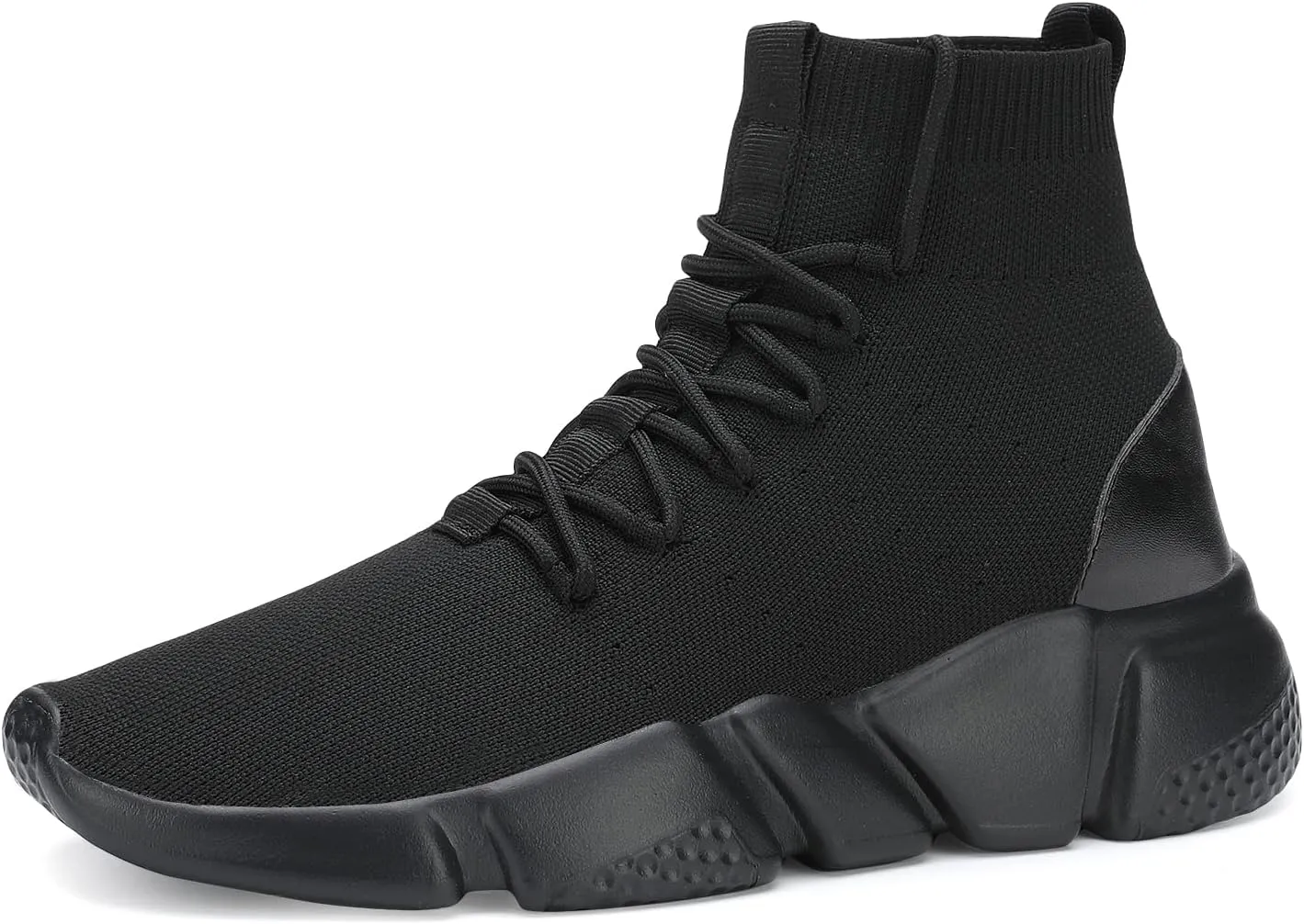 Casbeam Men's Running Knit Comfortable Lightweight Breathable Casual Sports Shoes Fashion Sneakers Slip-On Walking Shoes