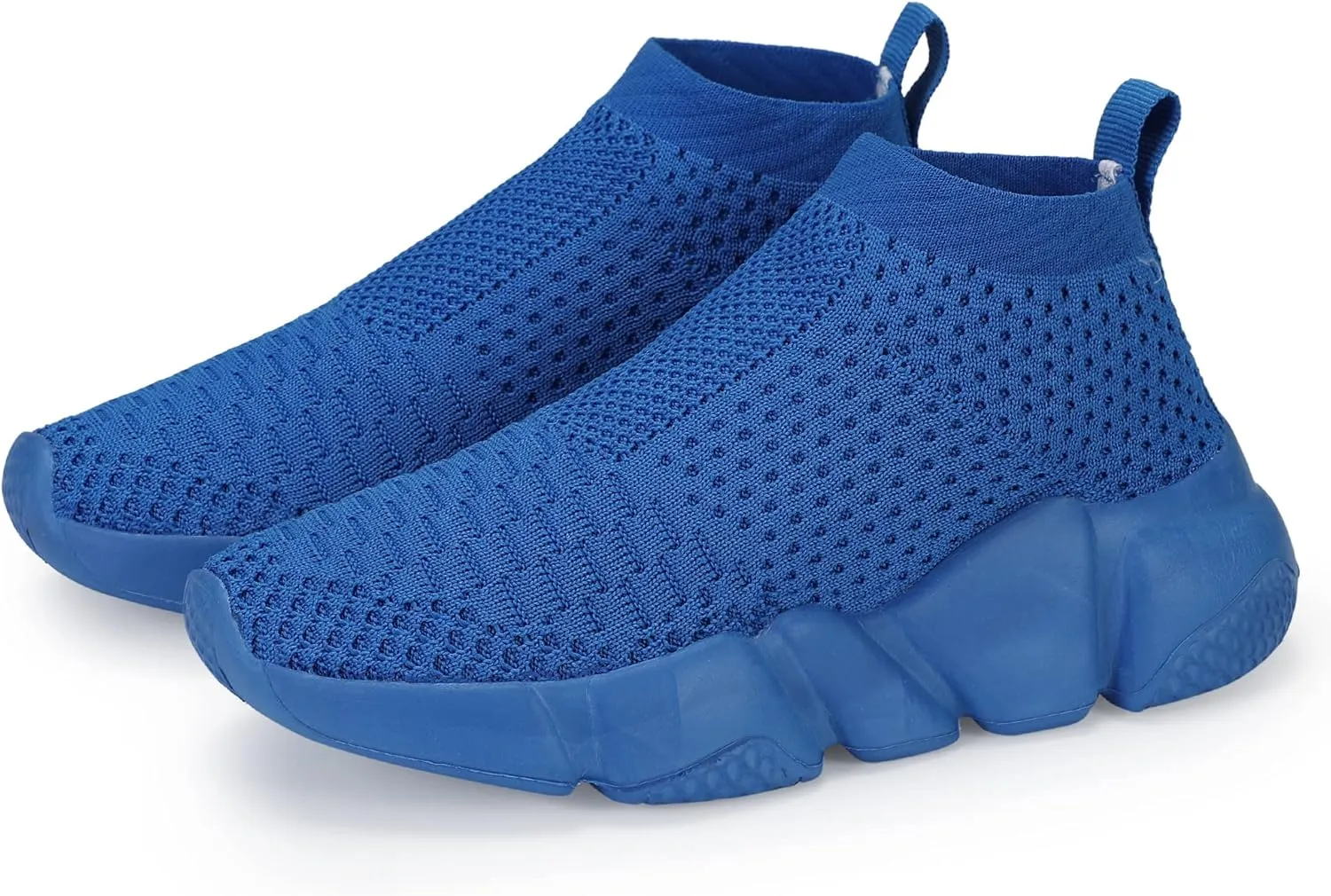 Casbeam Men's Running Knit Comfortable Lightweight Breathable Casual Sports Shoes Fashion Sneakers Slip-On Walking Shoes