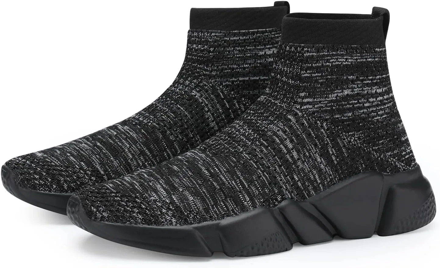 Casbeam Men's Running Knit Comfortable Lightweight Breathable Casual Sports Shoes Fashion Sneakers Slip-On Walking Shoes