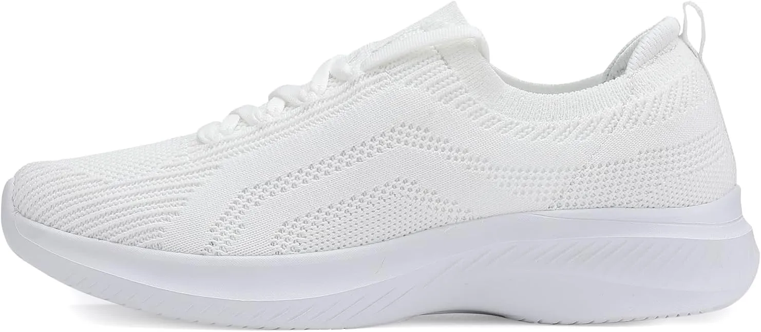 Casbeam Womens Running Shoes Ladies Slip on Tennis Walking Sneakers Lightweight Breathable Comfort Work Gym Trainers Stylish Shoes