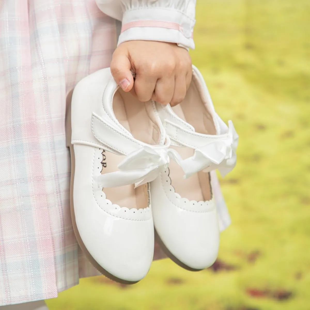 CENCIRILY Toddler Little Girls Flower Dress Shoes Mary Jane Ballet Flats Easter Party School Princess Wedding Shoes
