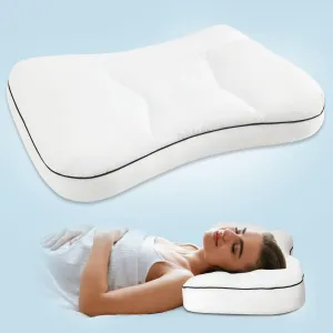 Cervical Neck Pillow for Sleeping, Pillow for Neck and Shoulder, Cervical Foam Pillows for Side, Back and Stomach Sleepers