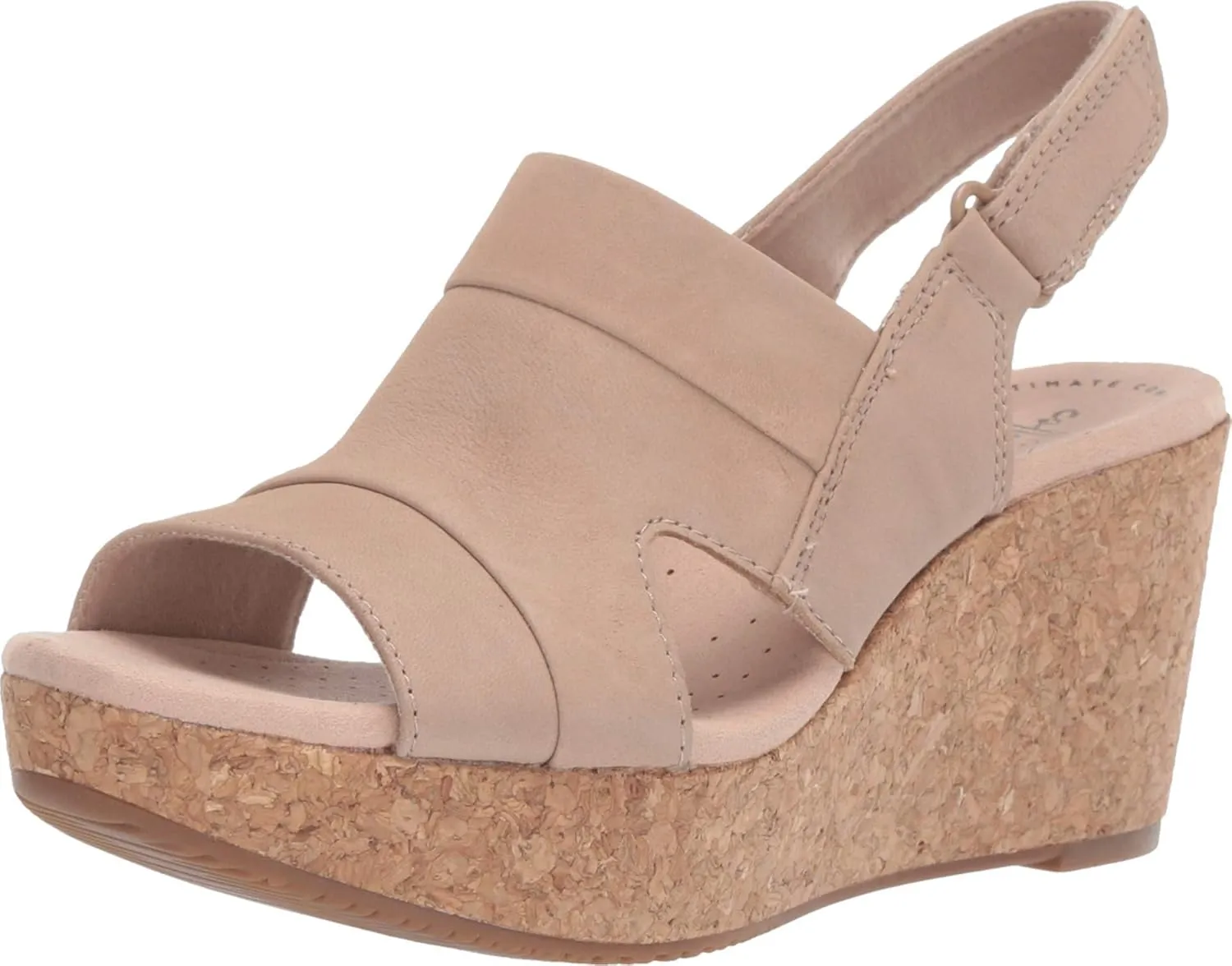 Clarks Women's Annadel Ivory Wedge Sandal