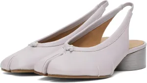 ClassicSter Split Toe Shoes for Women Low Chunky Slingback Heels Japanese Tabi Shoes Comfortable Dress Pumps