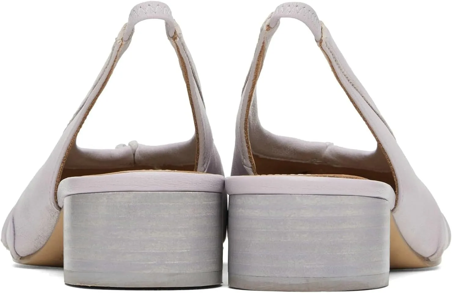 ClassicSter Split Toe Shoes for Women Low Chunky Slingback Heels Japanese Tabi Shoes Comfortable Dress Pumps