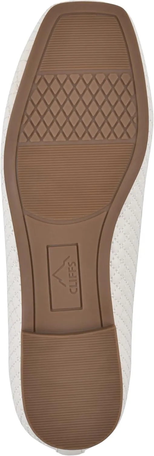 CLIFFS BY WHITE MOUNTAIN Women's Bessy Quilted Ballet Flat