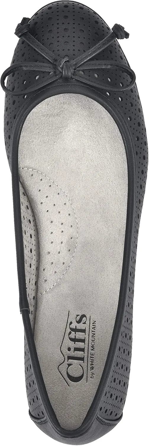 CLIFFS BY WHITE MOUNTAIN Women's Cheryl Cushioned Ballet Flat
