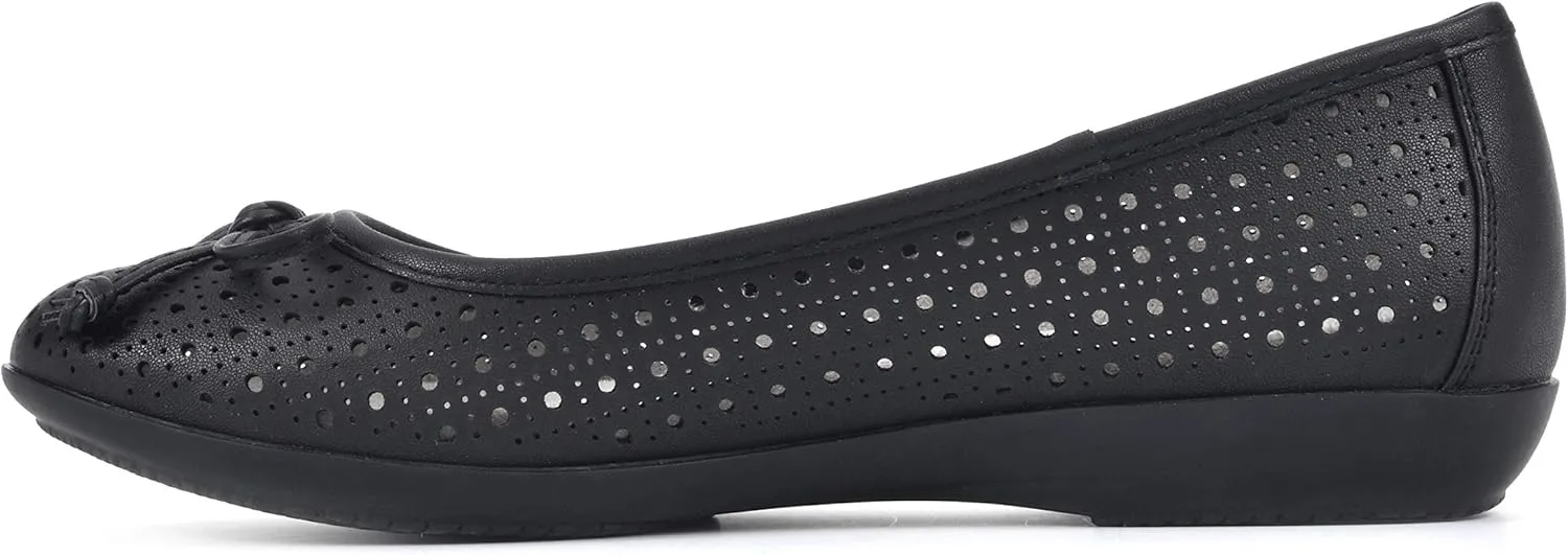 CLIFFS BY WHITE MOUNTAIN Women's Cheryl Cushioned Ballet Flat