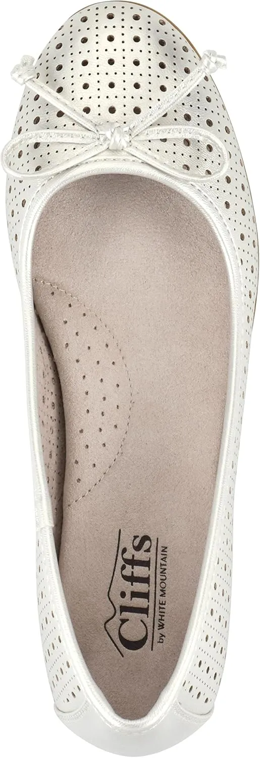 CLIFFS BY WHITE MOUNTAIN Women's Cheryl Cushioned Ballet Flat