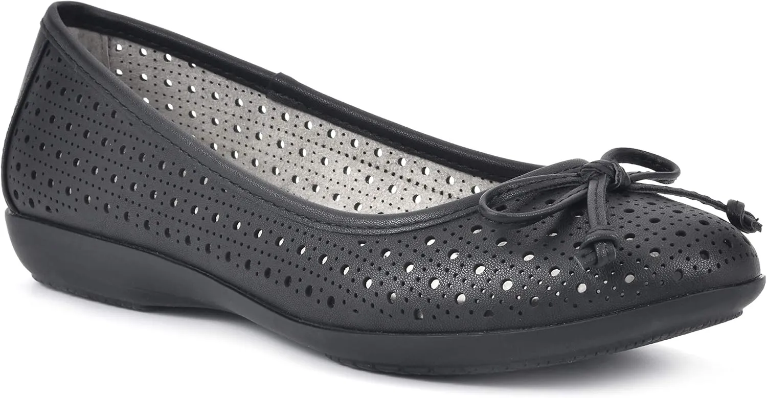 CLIFFS BY WHITE MOUNTAIN Women's Cheryl Cushioned Ballet Flat