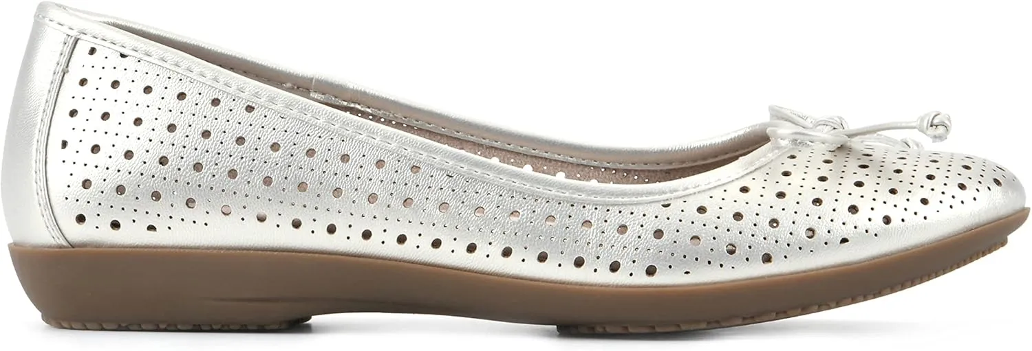 CLIFFS BY WHITE MOUNTAIN Women's Cheryl Cushioned Ballet Flat