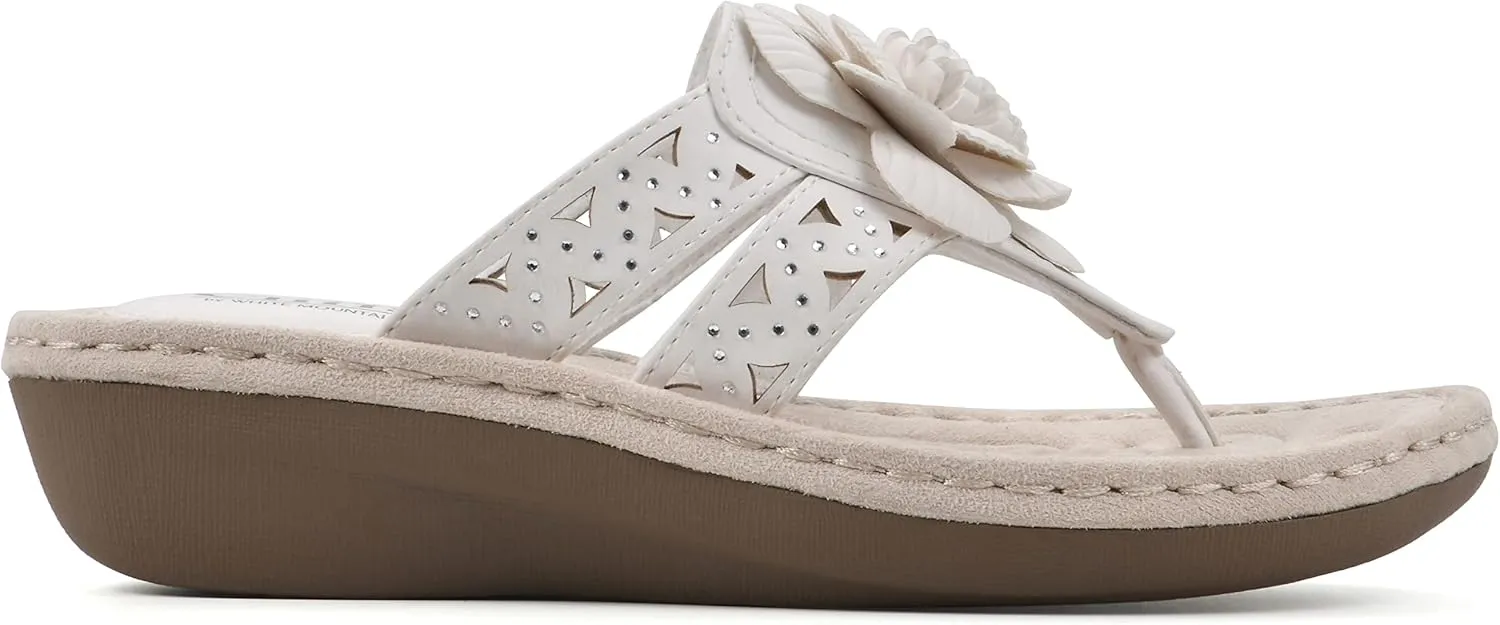 CLIFFS BY WHITE MOUNTAIN Women's Cynthia Wedge Sandal