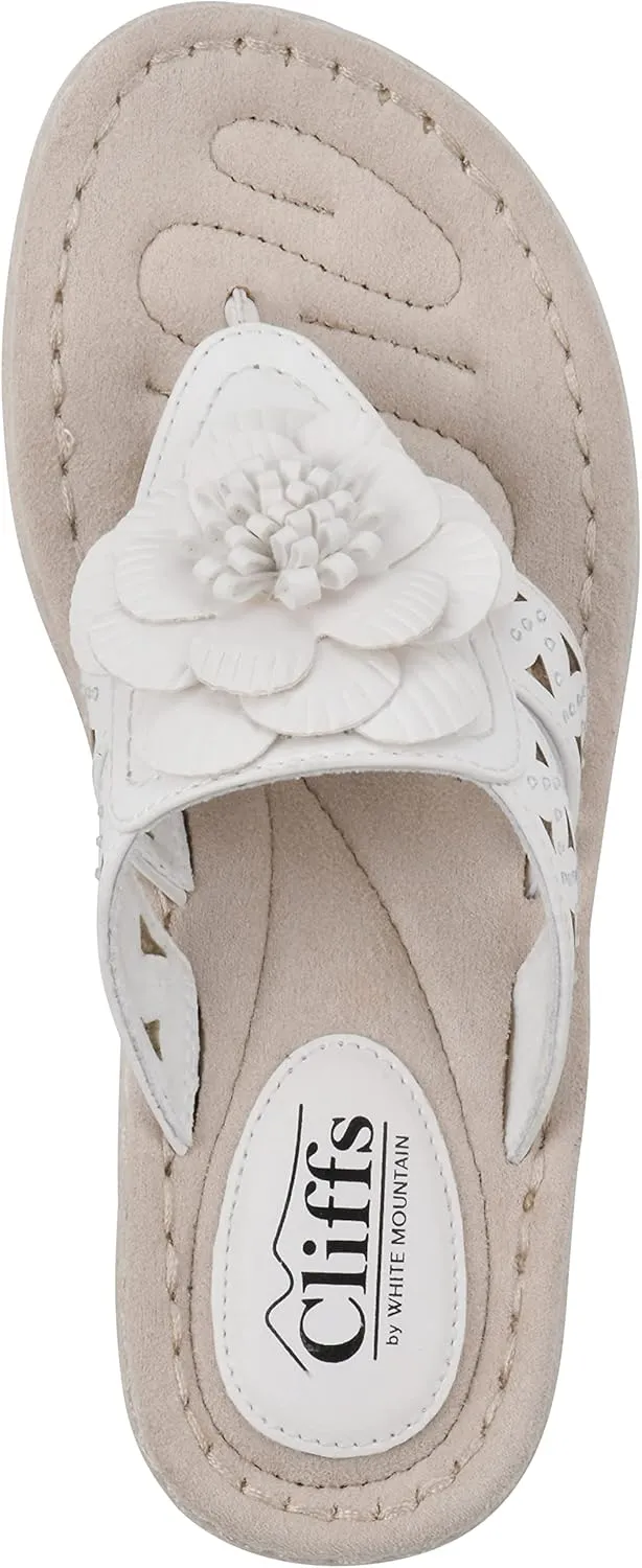 CLIFFS BY WHITE MOUNTAIN Women's Cynthia Wedge Sandal