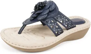 CLIFFS BY WHITE MOUNTAIN Women's Cynthia Wedge Sandal