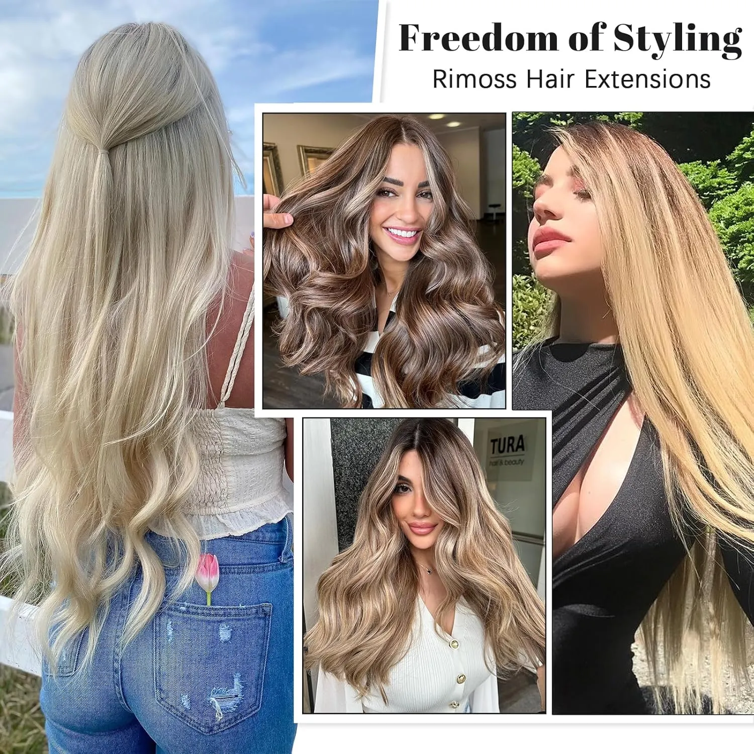 Clip in Hair Extensions Real Human Hair - 160g 20 Inch 7pcs, Chocolate Brown Color - Soft Premium Human Hair Clip in Extensions Straight for Women (#4 20 Inch)