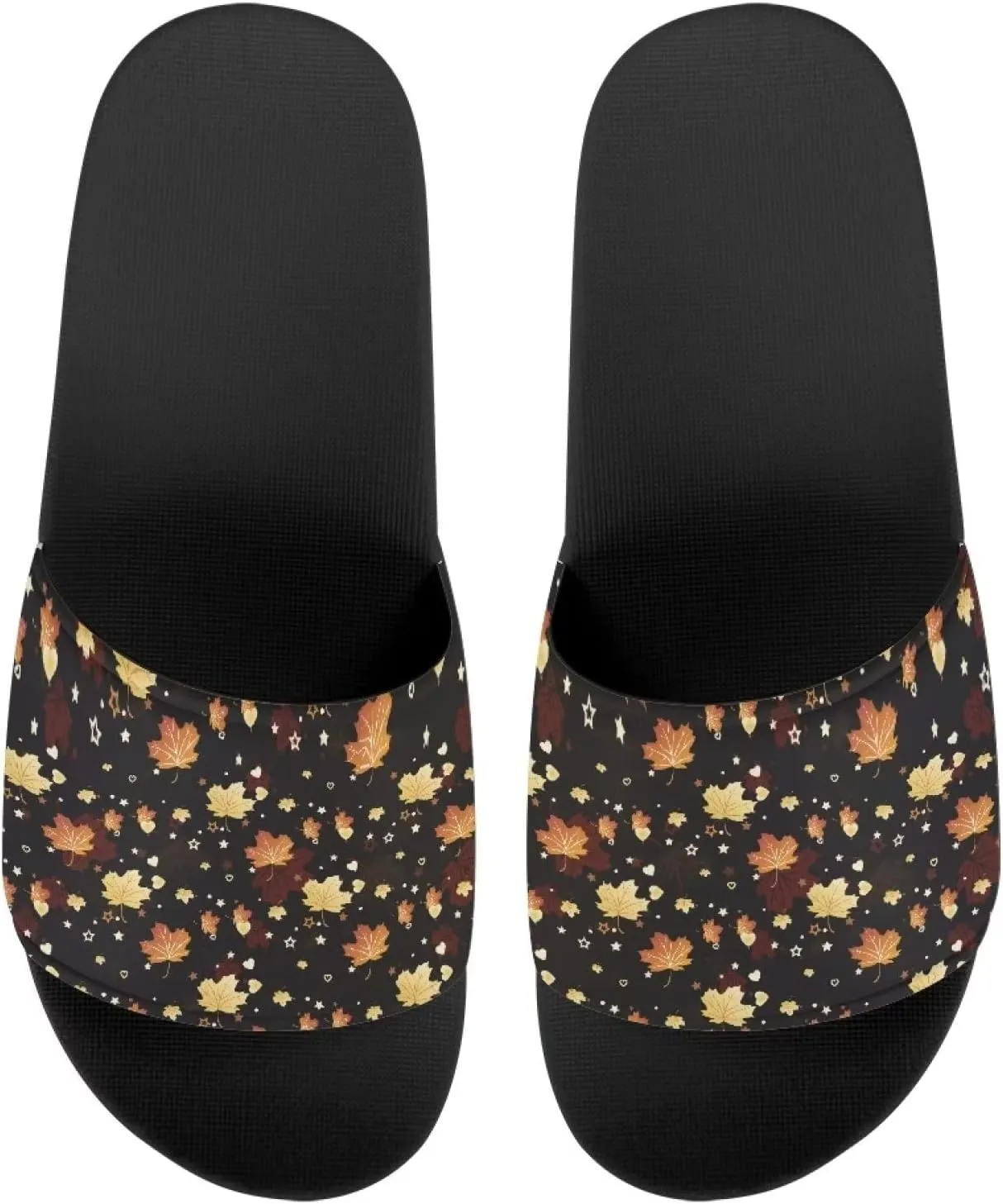 Coloranimal Retro Sunflower Women's Slide Sandals with Slip on Breathable Lightweight House Slippers Size US5-US13